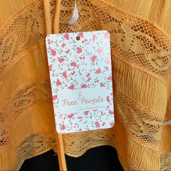 NWT FREE PEOPLE HOME AGAIN CROP TOP - Picture 9 of 14